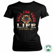 Roll For Your Life Organic Girly Tee, T-Shirt