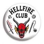 Stranger Things 4 - Hellfire Club - Button Badge 25Mm