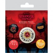 Stranger Things 4 - Hellfire Club Pin-Back Buttons 5-Pack