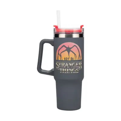 Stranger Things 5 - 900ml Insulated Cup And Straw