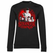 Stranger Things Distressed Girly Sweatshirt, Sweatshirt