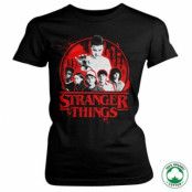 Stranger Things Distressed Organic Girly Tee, T-Shirt