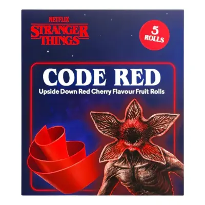 Stranger Things Fruit Rollers Red Cherry - 60 gram
