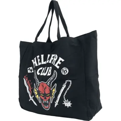 Stranger Things Handväska - Hellfire Club - för  svart