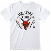 Stranger Things - Hellfire Club Logo White T-Shirt