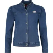 Stranger Things Jeansjacka - Nancy Wheeler - M - för Dam - denim/blå