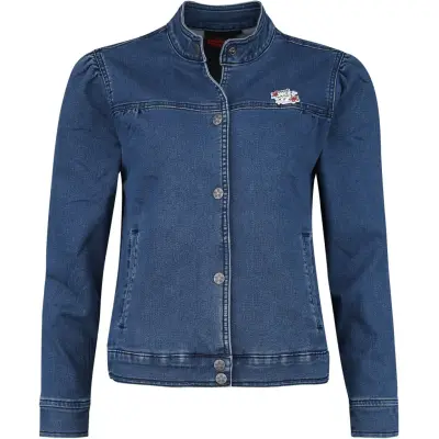 Stranger Things Jeansjacka - Nancy Wheeler - M - för Dam - denim/blå