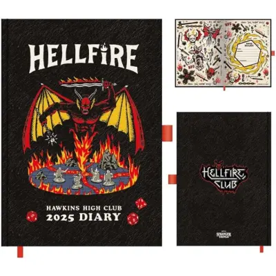 Stranger Things Kalender - Kalenderbok 2025 - för  flerfärgad