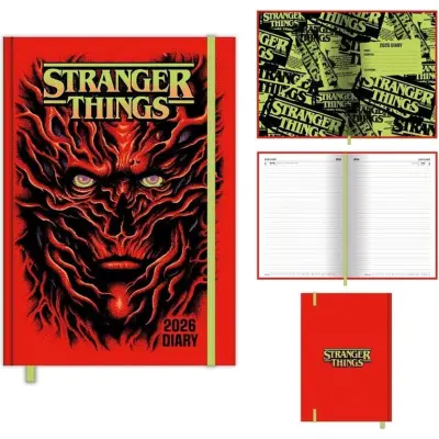 Stranger Things Kalender - Kalenderbok 2026 - för None - flerfärgad