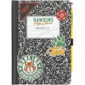 Stranger Things Kontorsartiklar - Premium Notizbuch A5 mit Bleistift - Hawkings Highschool - för None - flerfärgad