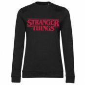 Stranger Things Logo Girly Sweatshirt, Sweatshirt