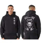 Stranger Things Luvtröja - Club Bones - S 5XL - för Herr - svart