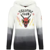 Stranger Things Luvtröja - Hellfire Club - S XXL - för Dam - svart/vit