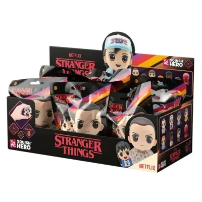 Stranger Things - Squish Hero - Assortiment 12 Figures 7.6cm