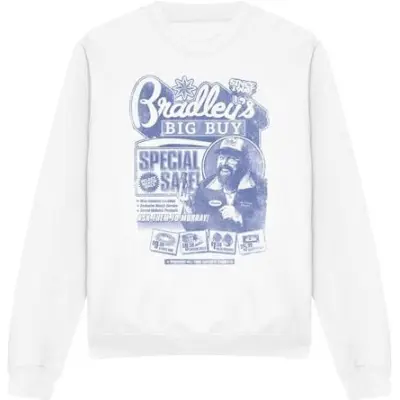 Stranger Things Sweatshirt - Season 5 - Bradleys Big Buy Advert - S XXL - för Herr - vit