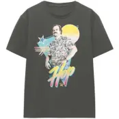 Stranger Things T-shirt - 80's Jim Hopper - S XXL - för Dam - flerfärgad