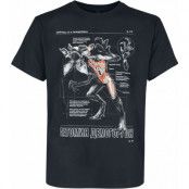 Stranger Things T-shirt - Anatomy Of A Demogorgon - S L - för Herr - svart