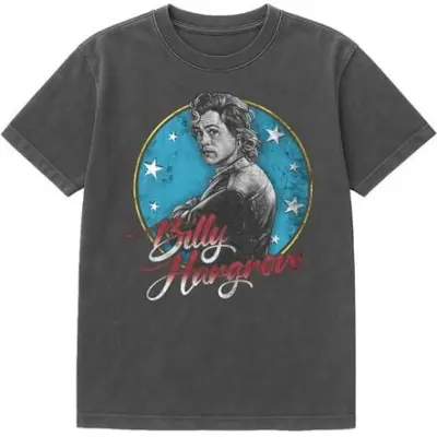Stranger Things T-shirt - Billy Hargrove Band - S XXL - för Herr - flerfärgad