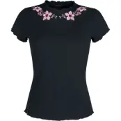 Stranger Things T-shirt - Demogorgon - S XXL - för Dam - svart