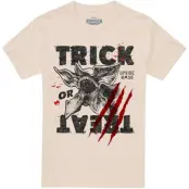 Stranger Things T-shirt - Demogorgon - Trick Or Treat Sketch - S 3XL - för Herr - naturfärgad