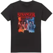 Stranger Things T-shirt - Hawkins Creel House Poster - S XXL - för Herr - svart
