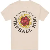 Stranger Things T-shirt - Hellfire Club Fireball Him - S XXL - för Herr - creme