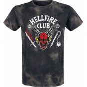 Stranger Things T-shirt - Hellfire Club - S M - för Herr - flerfärgad