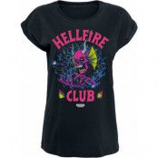 Stranger Things T-shirt - Hellfire Club - M L - för Dam - svart