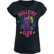 Stranger Things T-shirt - Hellfire Club - M L - för Dam - svart