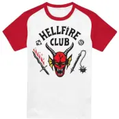Stranger Things T-shirt - Hellfire Club - S XXL - för Herr - flerfärgad