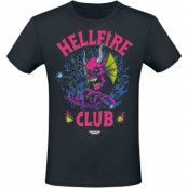 Stranger Things T-shirt - Hellfire Club - M XL - för Herr - svart