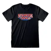 Stranger Things T-Shirt Retro Logo Size L