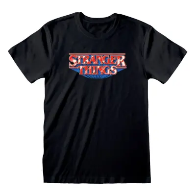 Stranger Things T-Shirt Retro Logo Size L