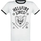 Stranger Things T-shirt - Season 5 - Hellfire Lives! - S 3XL - för Herr - flerfärgad