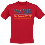 Stranger Things T-shirt - Season 5 - The Squawk Logo - WSQK 94.5 FM - S XXL - för Herr - röd