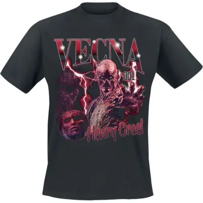 Stranger Things T-shirt - Season 5 - Vecna Creel Homage - S 4XL - för Herr - svart