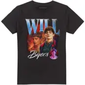 Stranger Things T-shirt - Season 5 - Will Homage - S XXL - för Herr - svart