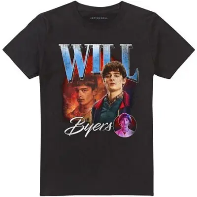 Stranger Things T-shirt - Season 5 - Will Homage - S XXL - för Herr - svart