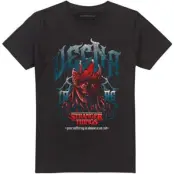 Stranger Things T-shirt - Vecna Evil Band 86 - S XXL - för Herr - svart