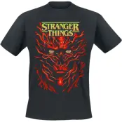 Stranger Things T-shirt - Vecna Posterised - S XXL - för Herr - svart