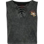 Stranger Things Topp - Hellfire Club - M XXL - för Dam - svart