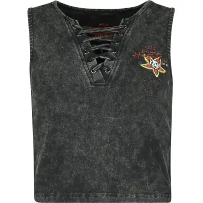 Stranger Things Topp - Hellfire Club - M XXL - för Dam - svart