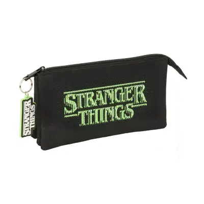 Stranger Things triple pencil case