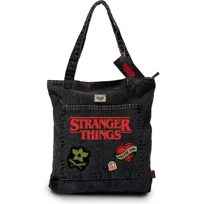 Stranger Things Tygväska - för  flerfärgad