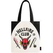 Stranger Things Tygväska - Hellfire Club - för  vit/svart/röd