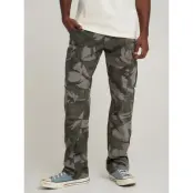 Wrangler Cargo-byxor - Stranger Things Mike Lucas Pant Camo - W28L32 W34L32 - för Herr - kamouflage