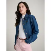 Wrangler Jeansjacka - Stranger Things Nancy Jacket Classic Blue - XS L - för Dam - blå