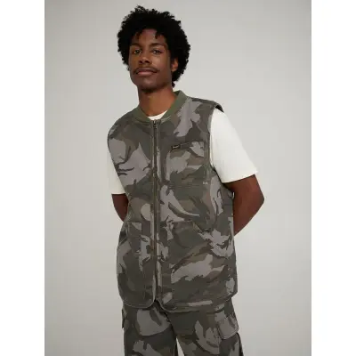 Wrangler Väst - Stranger Things Mike Lucas Vest Camo - S XL - för Herr - kamouflage