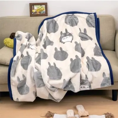 My Neighbor Totoro - Grey Totoro - Big Blanket 200X140Cm