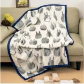 My Neighbor Totoro - Grey Totoro - Blanket 100X140Cm